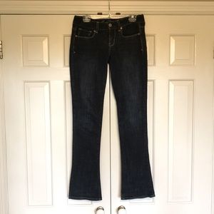 American eagle long skinny kick jean